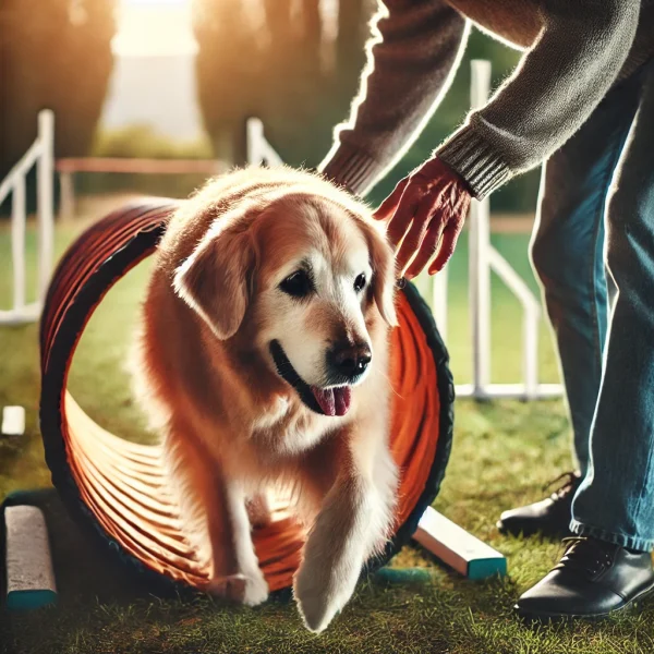 シニア犬のアジリティ