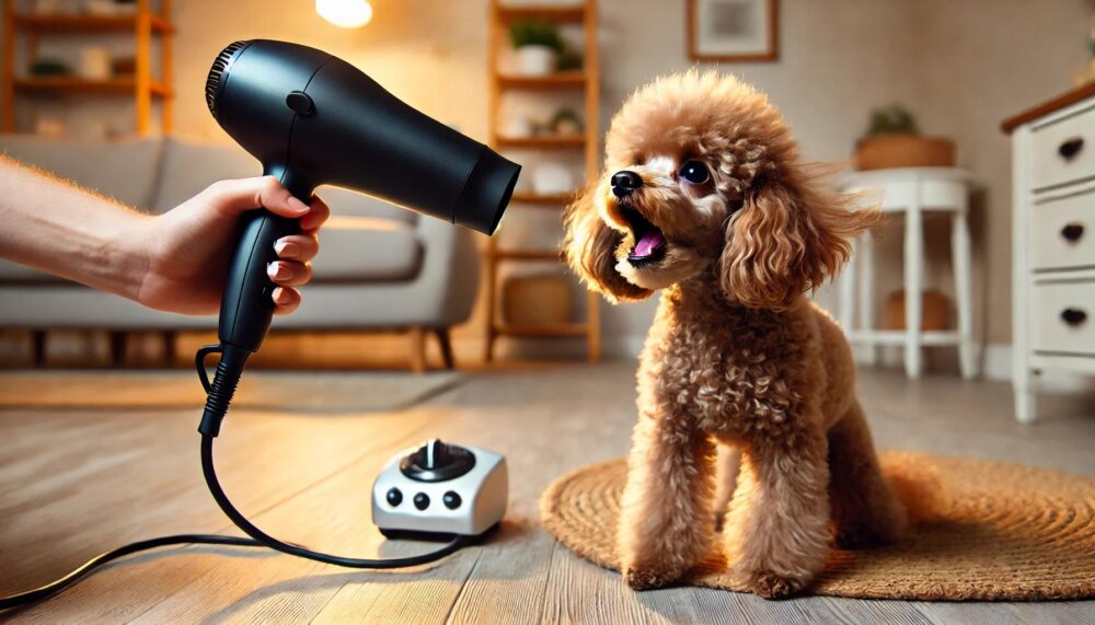 犬がドライヤーに対して吠える理由とその対策について詳しく解説