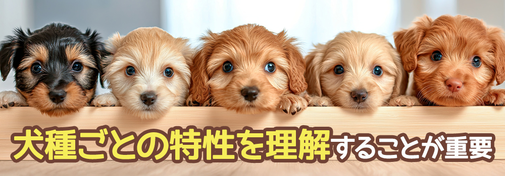 室内飼いに向いている犬種の特徴