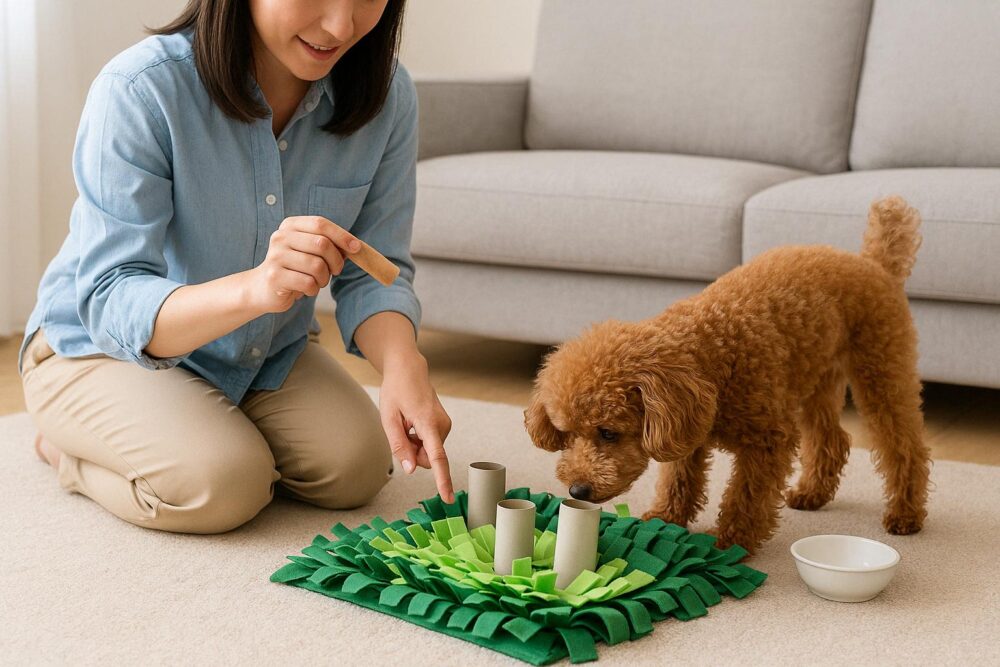 ワンちゃんのノーズワークとは？遊びながらストレス解消するトレーニング法